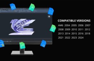 Compatibilidad Ampliada
Soporta formatos de AutoCAD Mechanical desde AM6, 2004 hasta 2024, mejorando la compatibilidad con diversas versiones de dibujo.