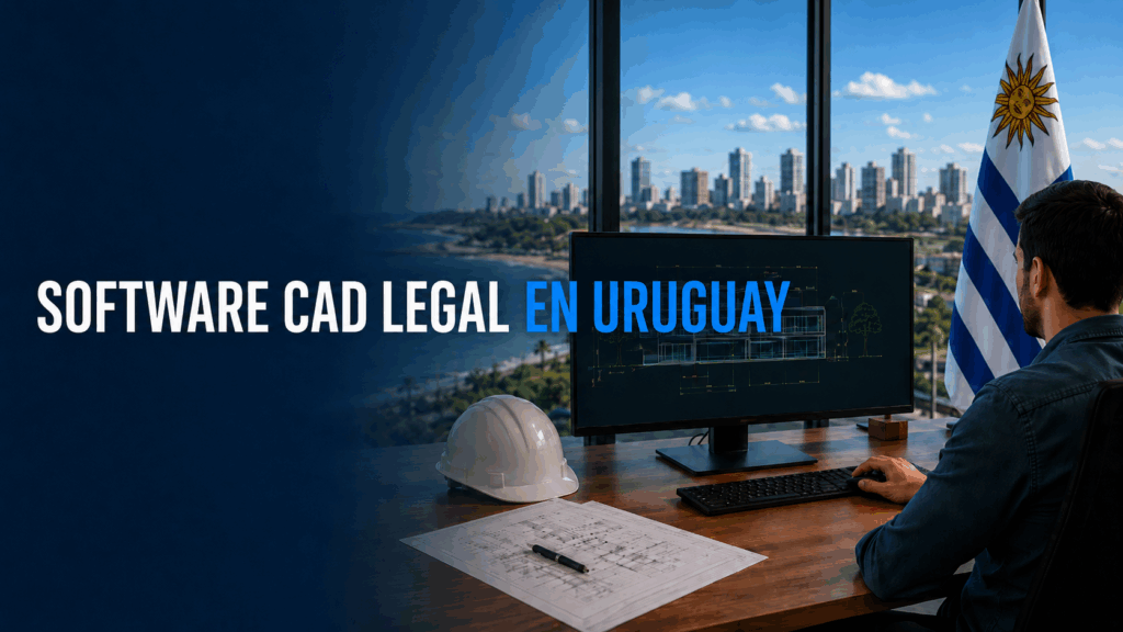 Software CAD legal en Uruguay: ZWCAD, la alternativa a AutoCAD con licencia perpetua